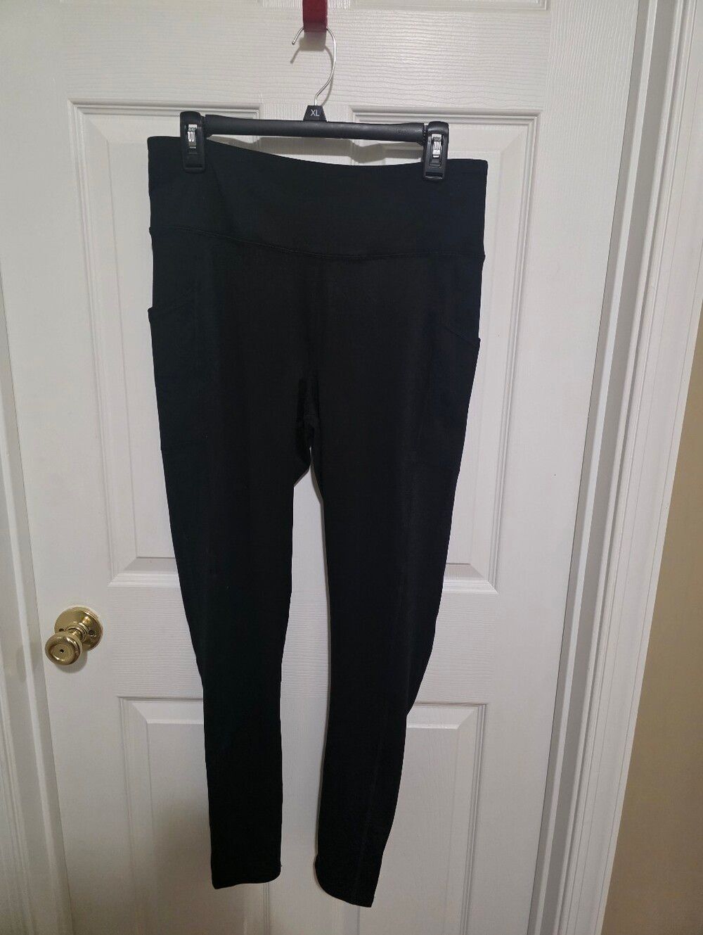 Maurices Black High-Rise Leggings with Side Pockets Lg NWOTE